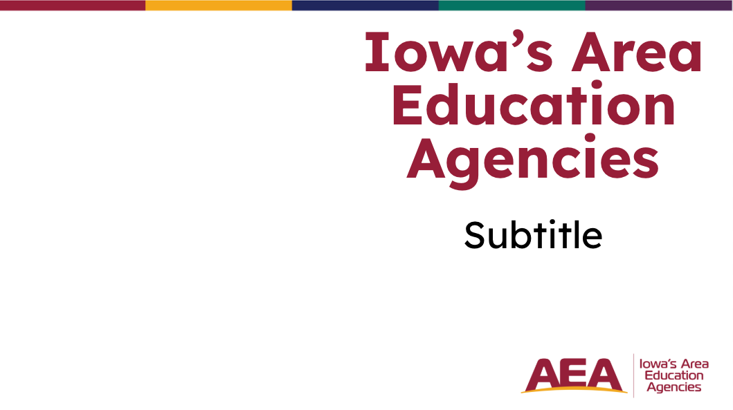 Iowa's Area Education Agencies